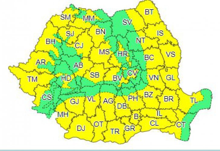 Trei zile cu temperaturi de foc în România