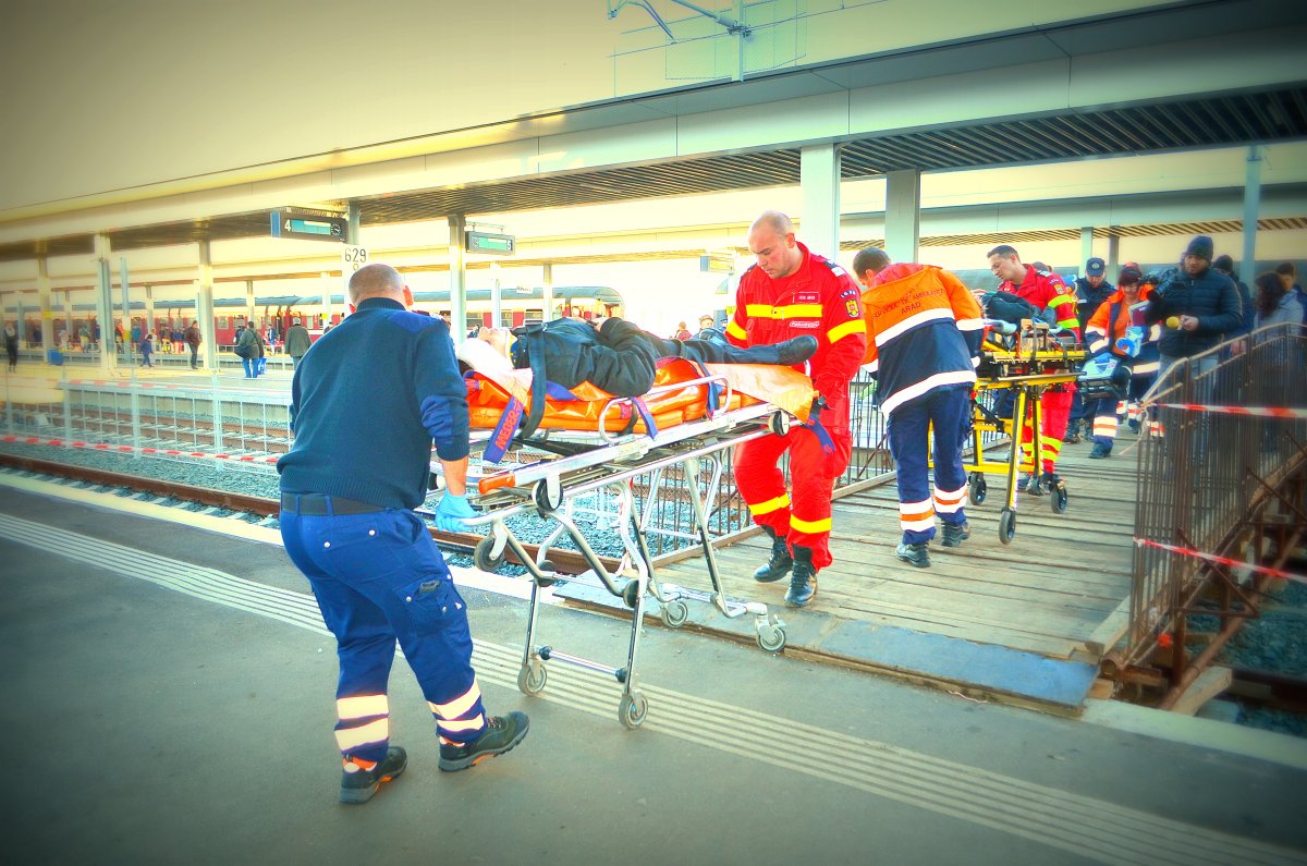 Accident de tren cu şapte răniţi la Arad