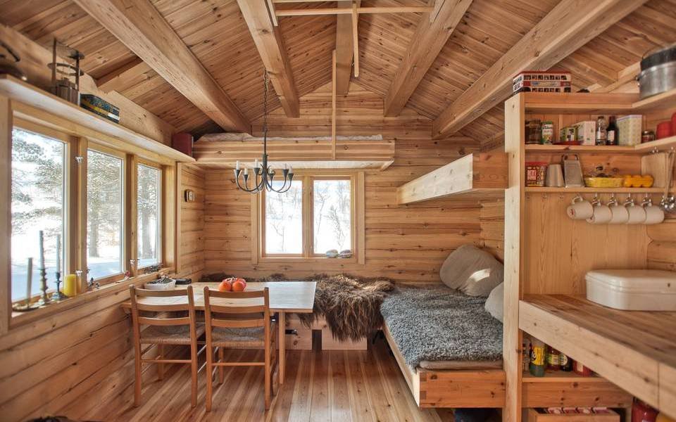 Un cuplu de arhitecți și-a proiectat cabana perfectă. Are doar 11,5 metri pătrați