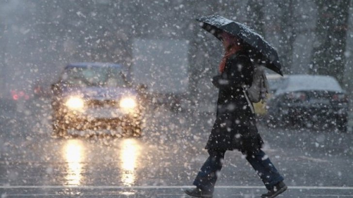 Avertizare meteo! Vreme foarte rece și precipitații mixte