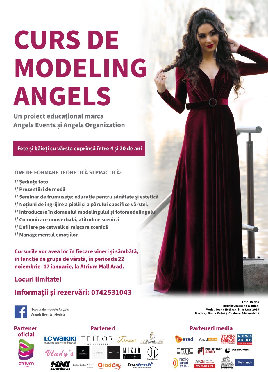  Curs de modeling Angels la Atrium Mall