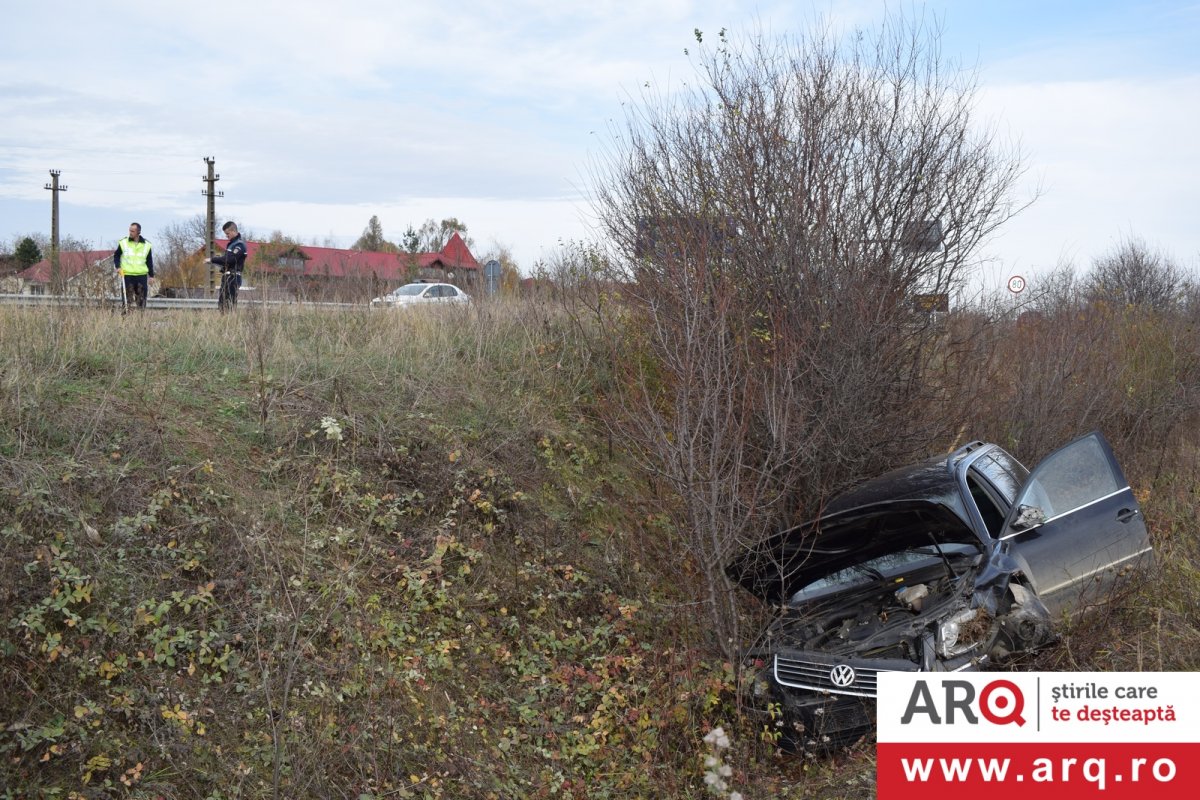 Autoaccidentare cu VW pe DN 79 (Arad-Oradea)