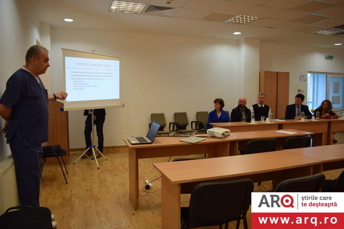 Succes la Spitalul Județean Arad: 281 de arădeni tratați în trei luni, în Laboratorul de Cardiologie Intervențională