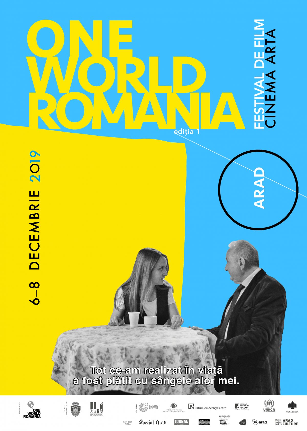 Prima ediție One World Romania la Arad - 30 de ani de la Revoluție