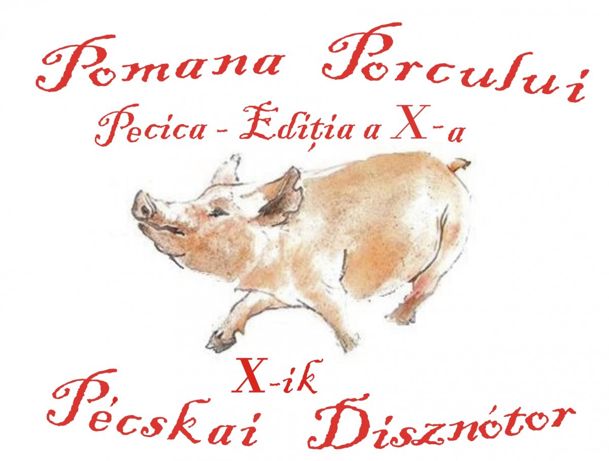 Pomana Porcului de la Pecica a ajuns la ediţia a zecea