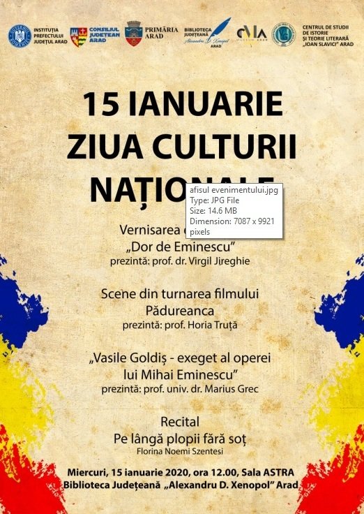 Ziua Culturii Naționale la Biblioteca Județeană „Alexandru D. Xenopol”