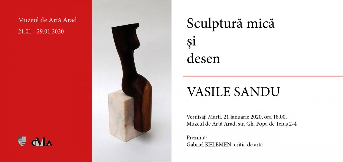 Vernisajul expoziției de sculptură mică și desen: Vasile SANDU