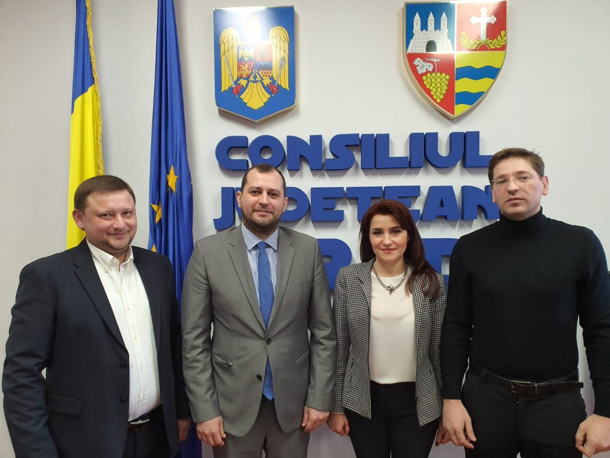 O delegație din Basarabia în vizită la CJA