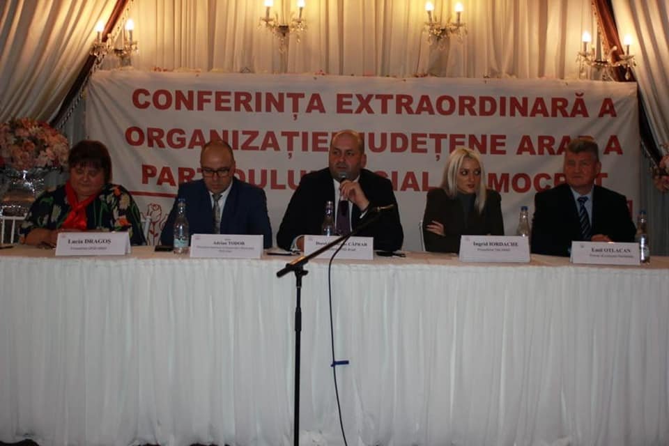 Căprar anunţă că a câştigat alegerile la Conferinţa Extrardinară Judeţeană de astăzi