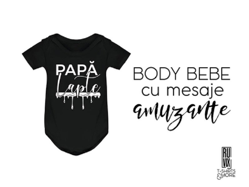 Body-uri bebe personalizate: cele mai interesante modele