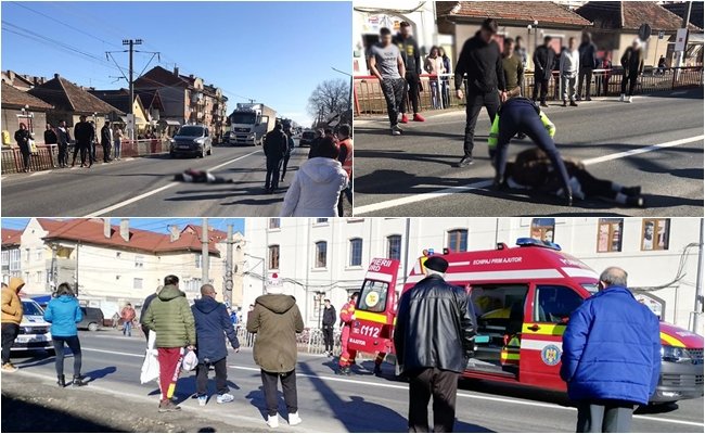 Accident grav în Vladimirescu, pietoni loviţi / UPDATE: Femeia grav rănită a murit la spital, vinovat este un şofer de 79 de ani