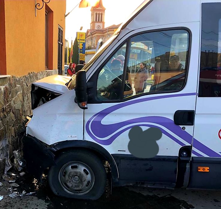 Accident rutier în oraș Lipova