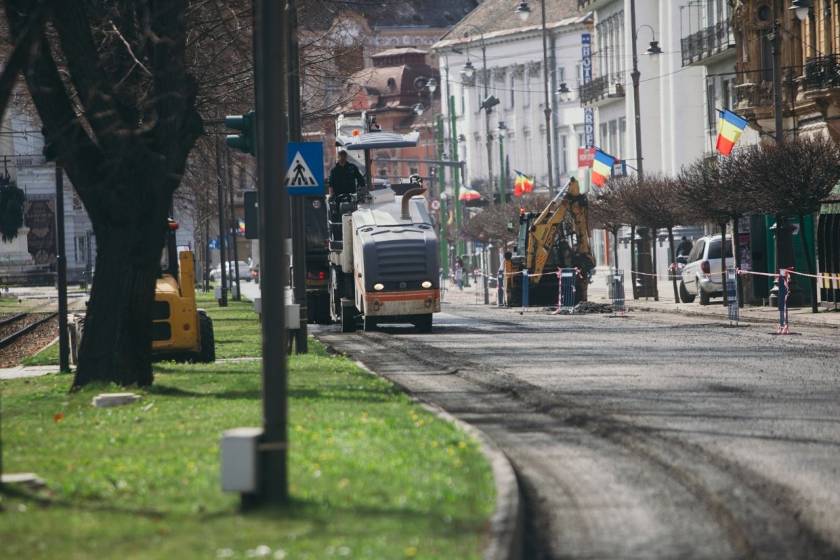 Şantierele deschise în municipiu şi judeţ merg mai departe