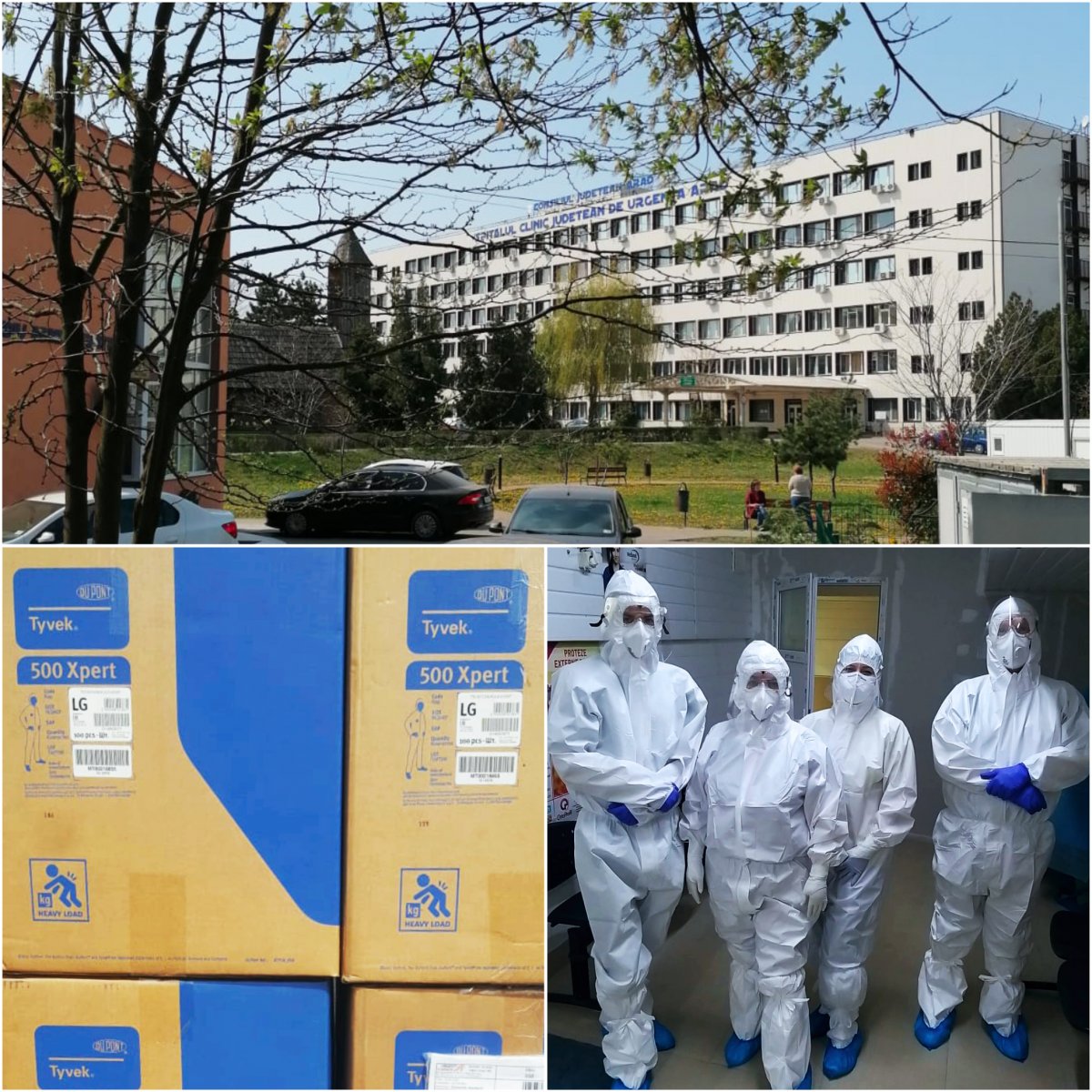 E.ON continuă să-i sprijine pe cei din linia întâi:  Personalul medical al spitalului din Arad a primit din partea companiei costume de protecție