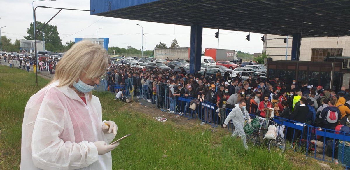 Frontiera a fost tranzitată de 31.743 persoane, dintre care 16.164 au intrat în țară iar 15.579 au ieșit din România