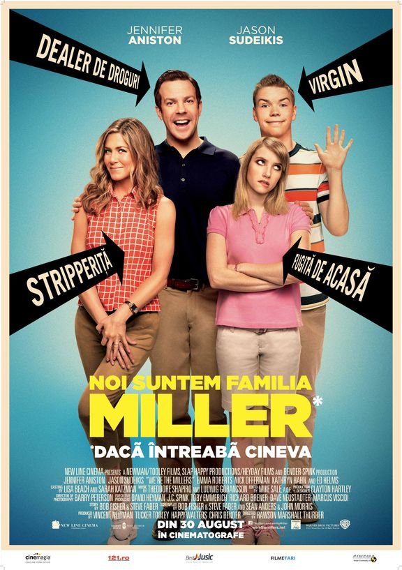 „Noi suntem familia Miller“, sâmbătă la Cinema ARTA