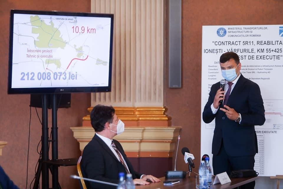Sergiu Bîlcea: „Trei drumuri modernizate pentru 35.000 de cetățeni”