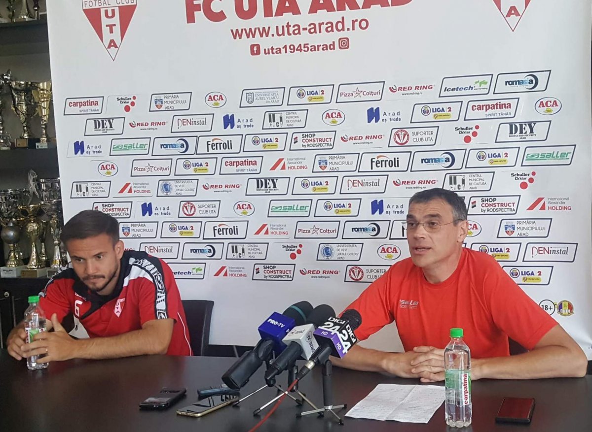 Ce mesaj transmite Alexandru Meszar înainte de meciul decisiv pe care UTA îl joacă, duminică, cu FC Argeș