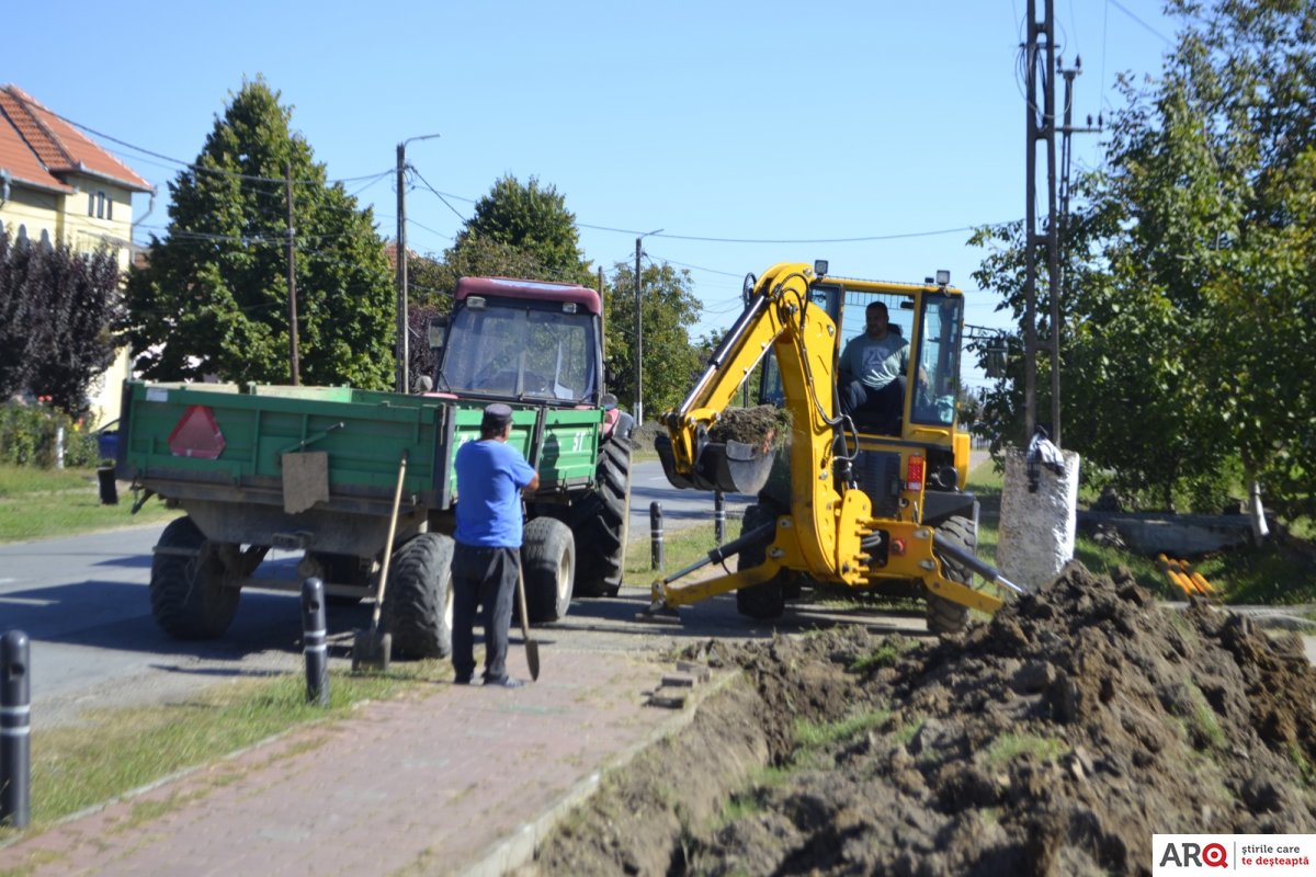 Comuna Cermei  are grădiniță nouă și au început lucrările de introducere a gazului metan 