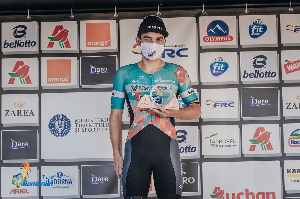 Germanul Lucas Carstensen, de la echipa Bike Aid, câștigă cea de-a doua etapă din Turul României