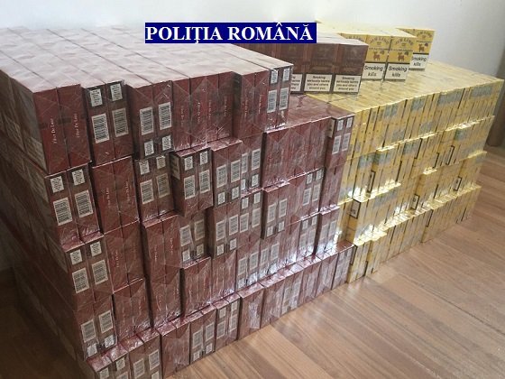 Depistat cu ţigări de contrabandă, reţinut de poliţişti