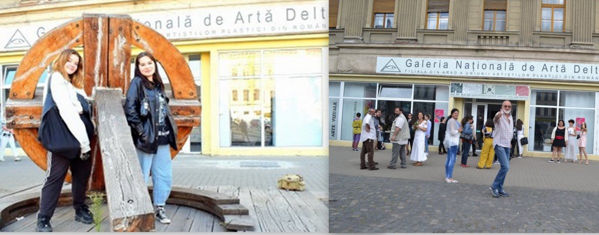 Recompensă pentru sculptura de 250.000 de euro, furată din față de la Galeria DELTA din Arad