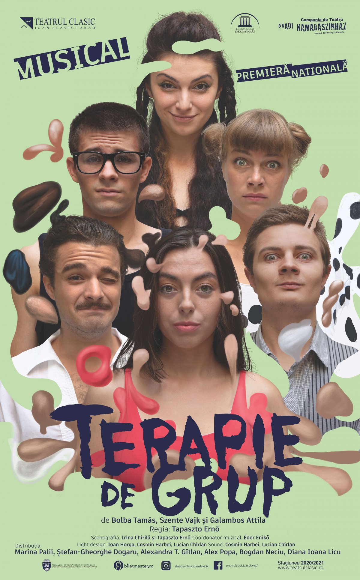 „Terapie de grup”, o comedie muzicală în premieră națională, pe scena Teatrului Clasic „Ioan Slavici” Arad