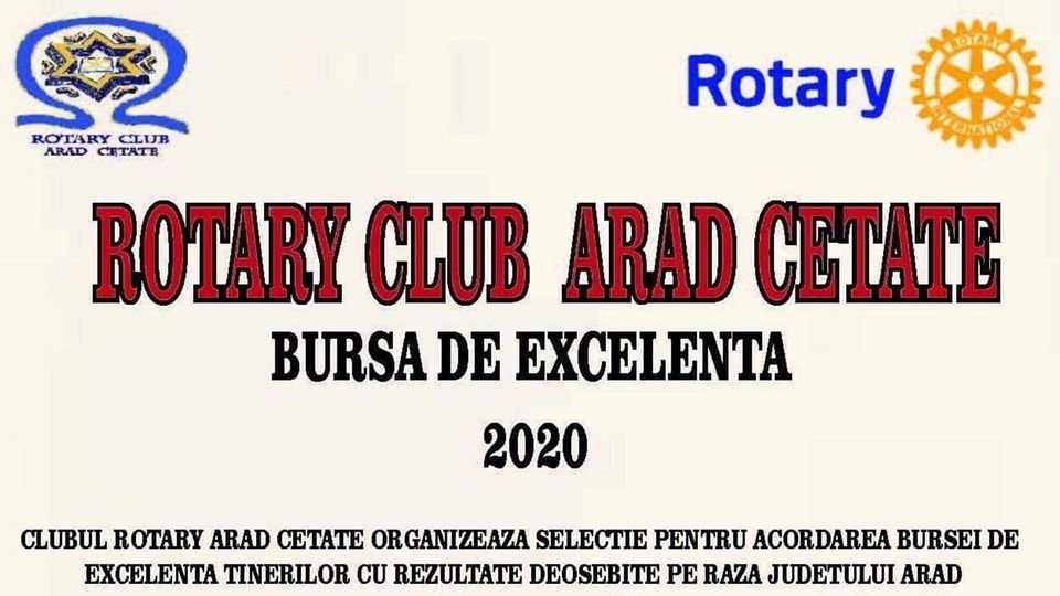 Proiectul Bursa de Excelenţă Rotary Arad Cetate