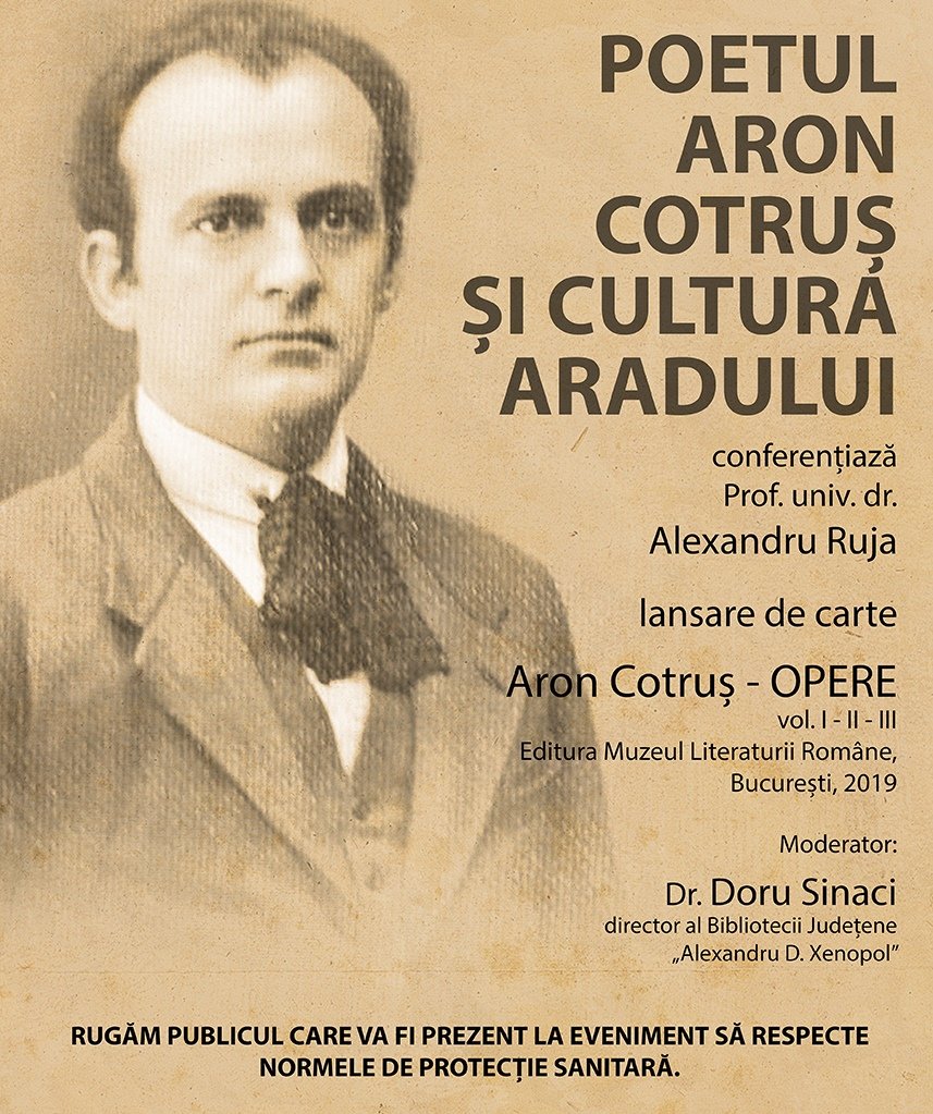 Conferința „Aron Cotruș și cultura Aradului“