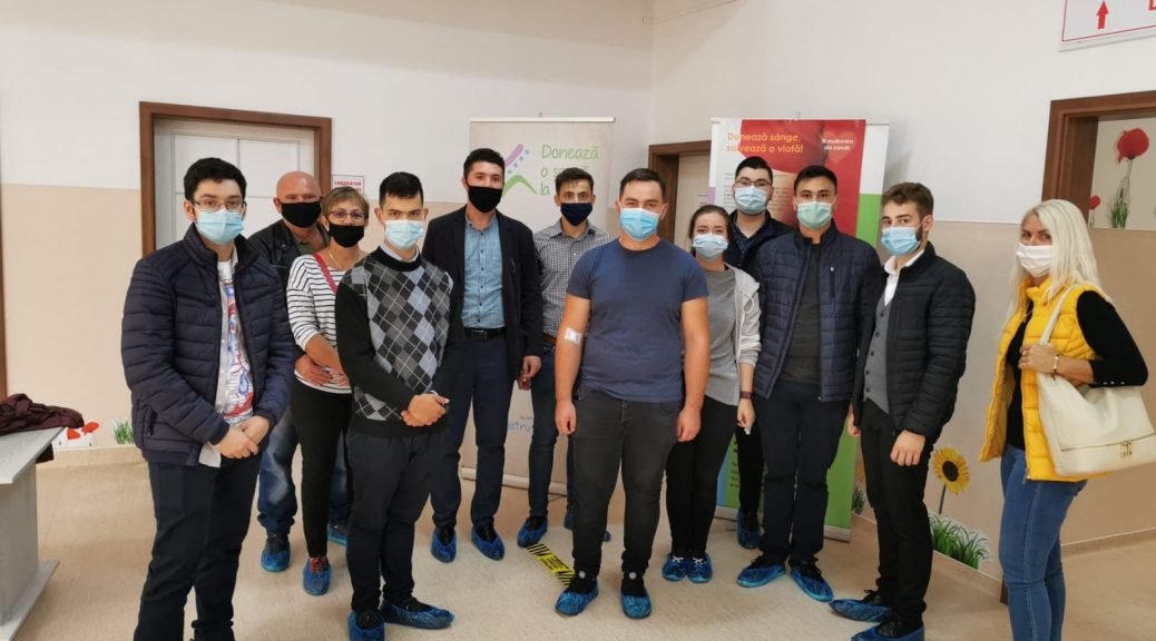 Donând sânge, tinerii din ASCOR Arad continuă să salveze vieți