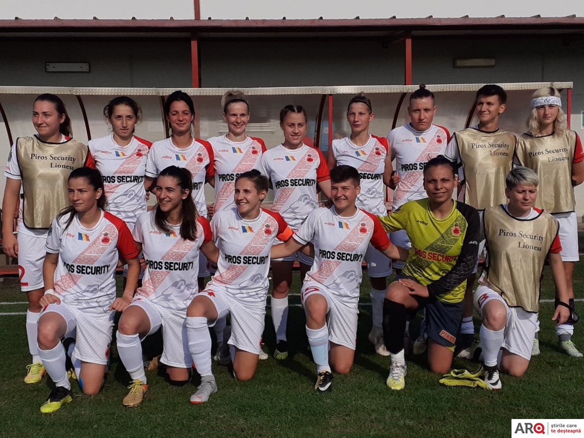 Echipa feminină de fotbal ”Piros Security” va întâlni miercuri, în etapa a 5-a a primei ligi, pe Universitatea Galați.