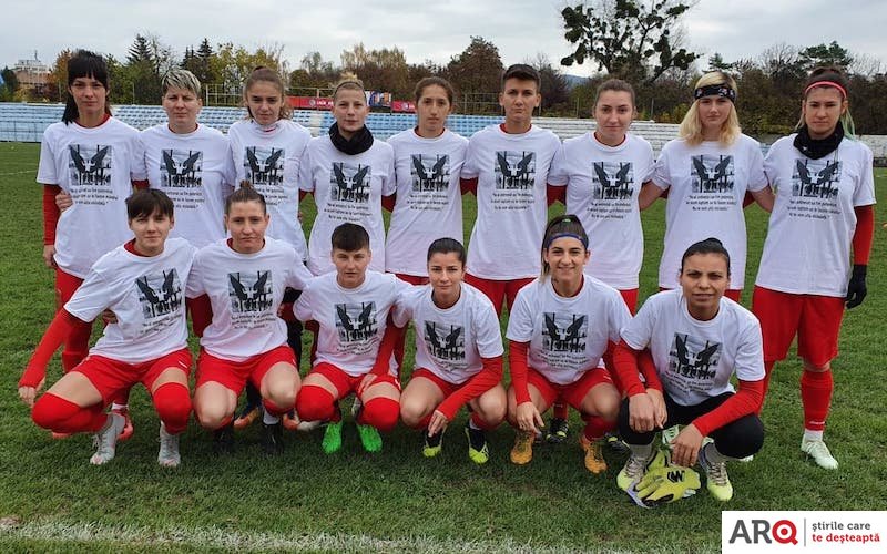 Fotbal feminin. Vasas Femina Odorheiul Secuiesc- Piros Security Lioness 1-1