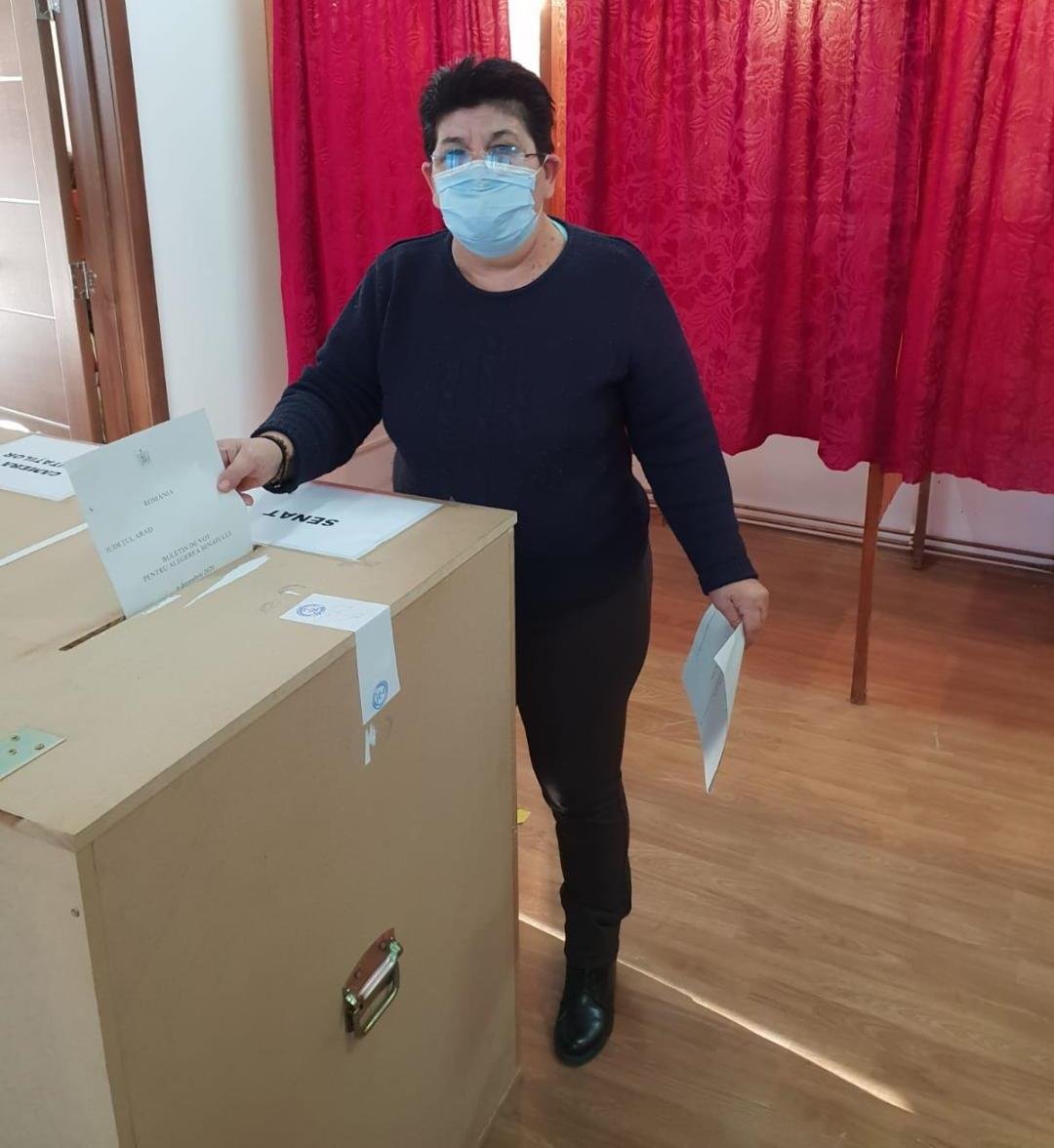 Ana Maria Moţica a votat pentru o Românie europeană