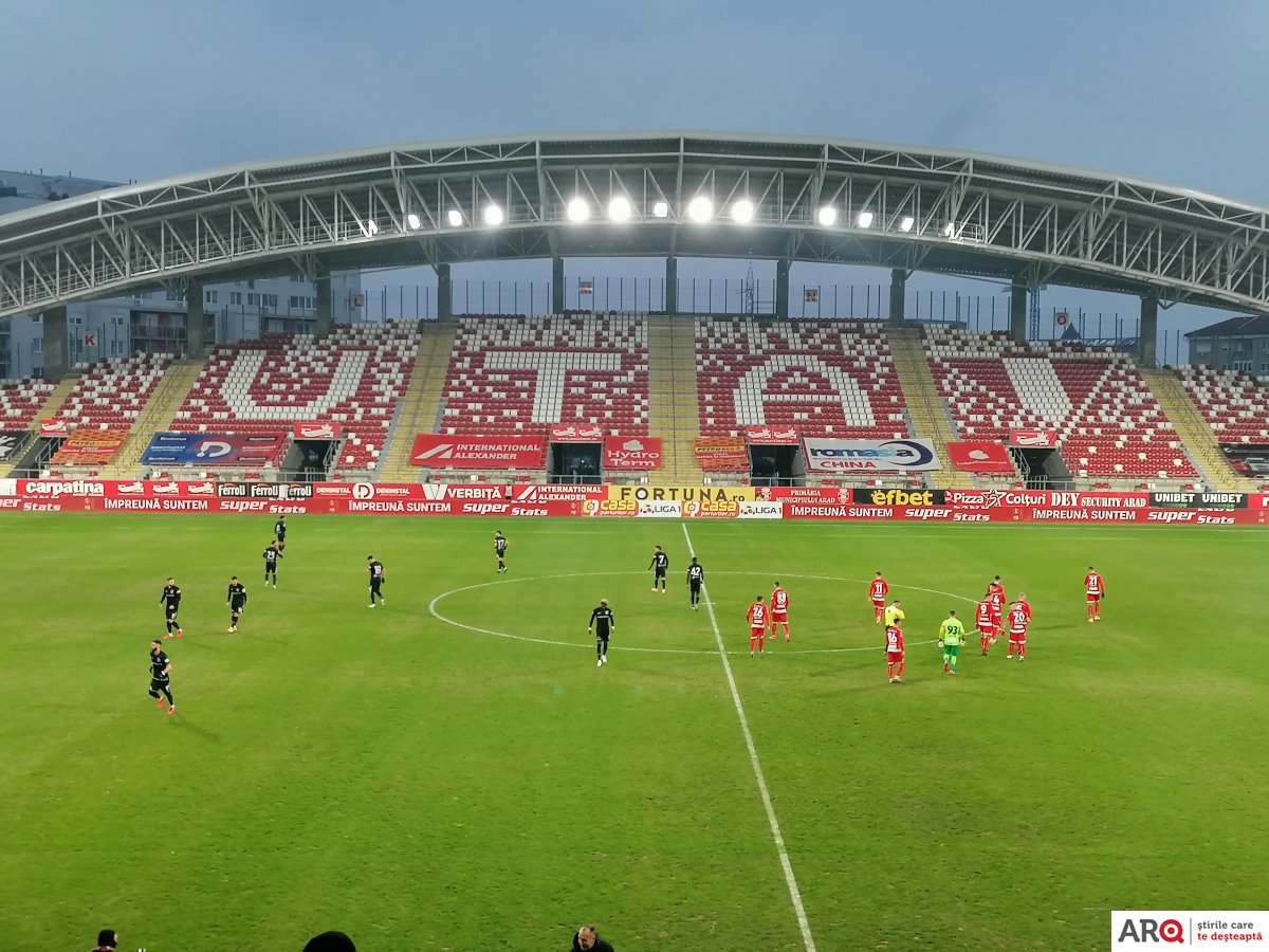 UTA 0-0 cu Viitorul; seria neagră s-a terminat