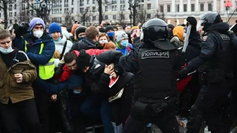 40.000 de protestatari la Moscova, mii de oameni au fost arestați