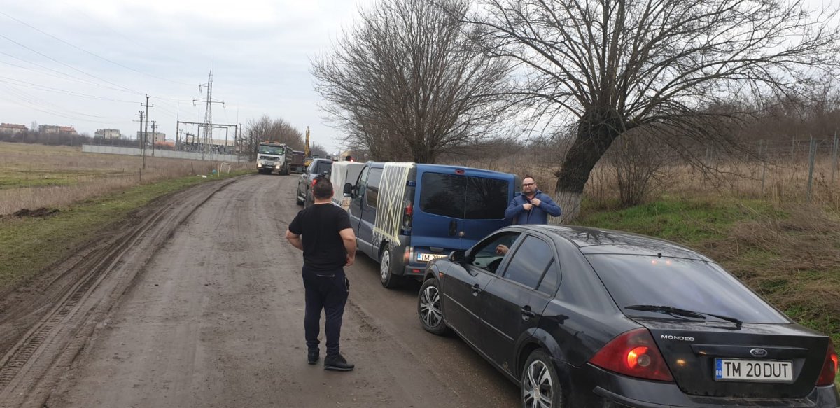 Atenție, șoferi! Se circulă intermitent între Mâsca și Pâncota - FOTO