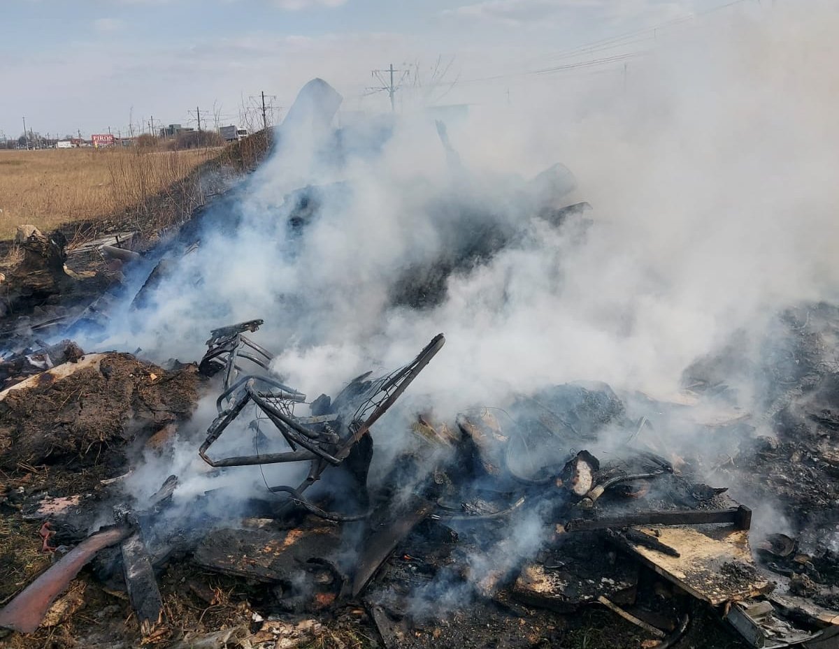 Incendii de resturi vegetale si menajere în municipiul Arad si zonele limitrofe
