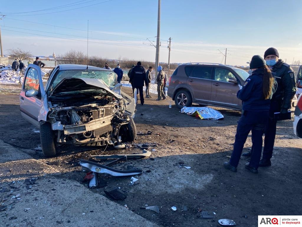 Accident mortal la ieșire din Arad spre Vladimirescu / UPDATE: Bărbatul a fost reținut pentru 24 de ore