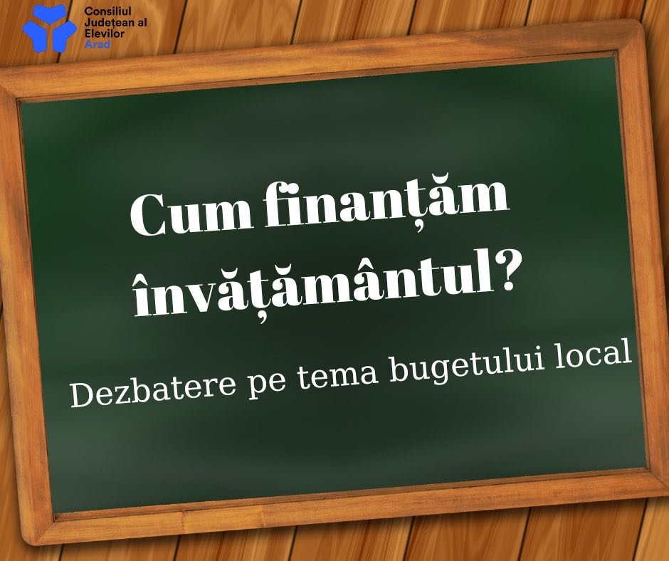 CJE ARAD solicită organizarea unei dezbateri publice referitoare la bugetul local