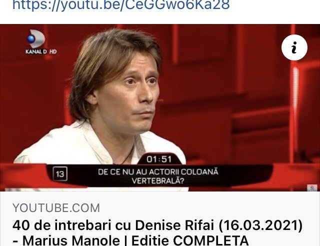 Un interviu DINAMITĂ acordat de inegalabilul actor Marius Manole jurnalistei Denise Rifai