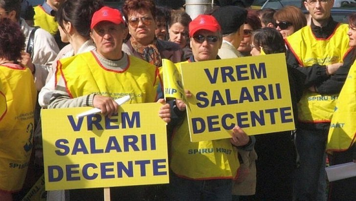 Miting de amploare al salariaților din industria lemnului. Poliția Rutieră a restricționat traficul  