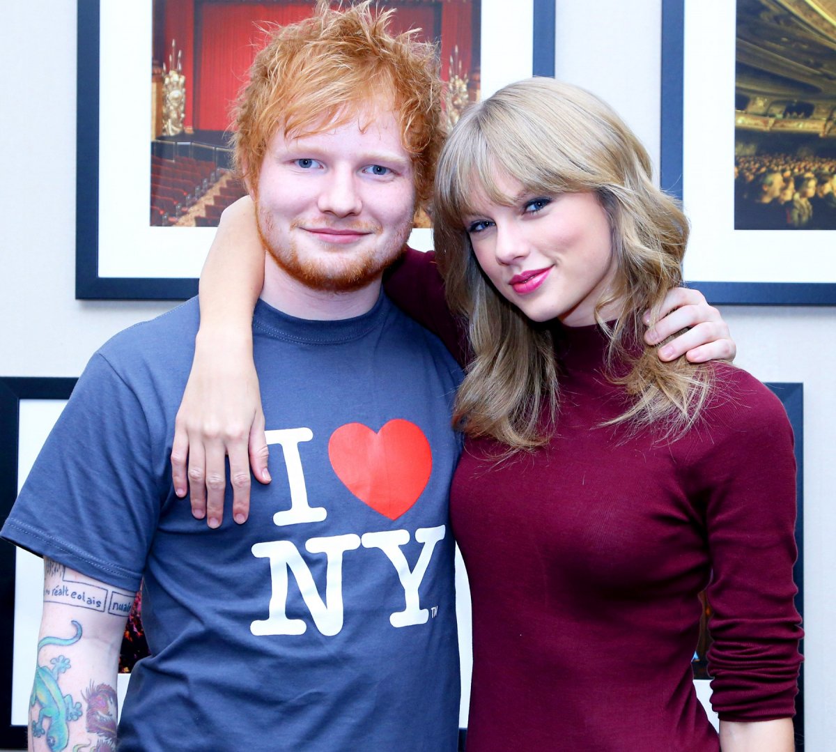 Taylor Swift i-a lăsat un mesaj emoționant lui Ed Sheeran de ziua lui