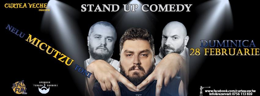  Stand Up Comedy cu Micutzu - Nelu - Toni la Curtea Veche