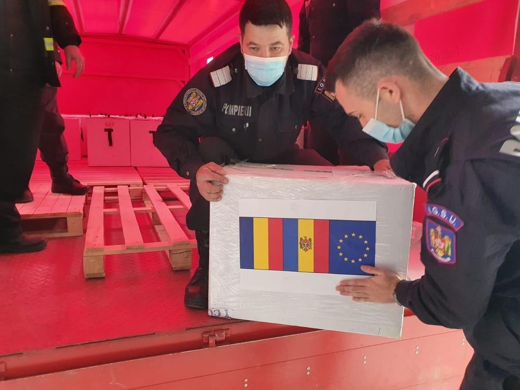 Acțiunile de sprijin oferite autorităților din Republica Moldova în eforturile de combatere a pandemiei COVID-19 continuă