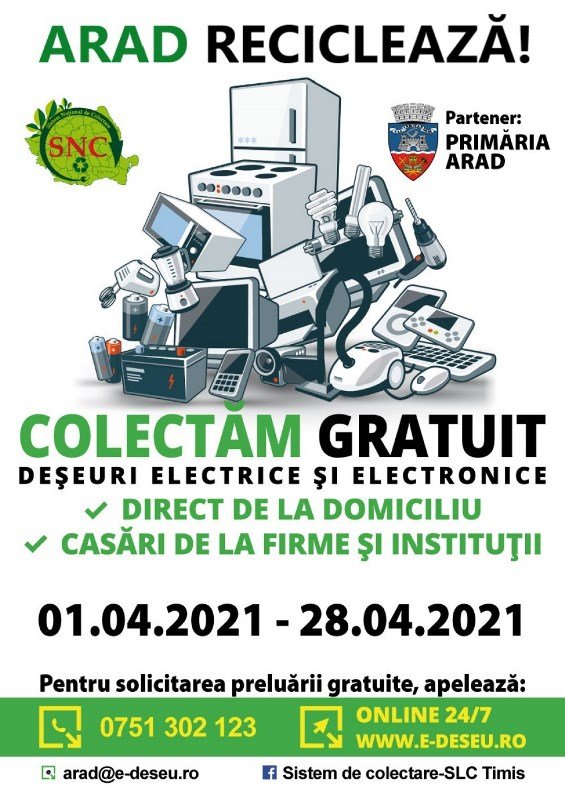 Deşeurile electrice din municipiu sunt colectate luna aceasta; ce trebuie să faci să scapi de ele