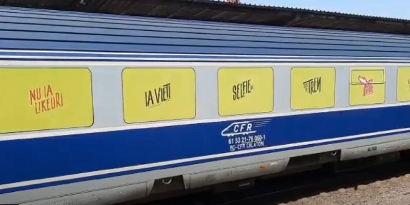 Campania „Selfie-ul pe tren nu ia like-uri, ia vieți” continuă și în acest an