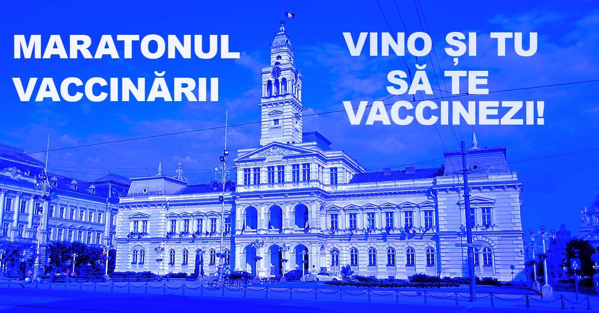 Începe Maratonul vaccinării la Arad