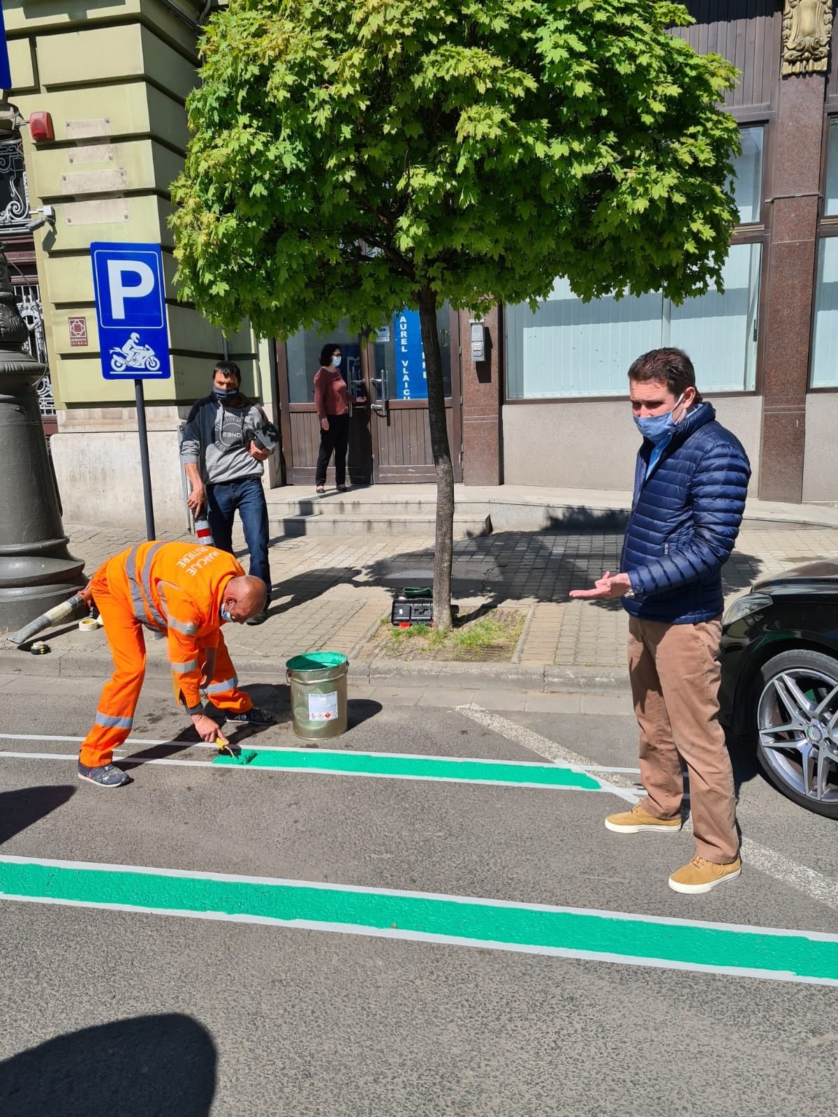 Parcare gratuită pentru scutere, mopede și motociclete