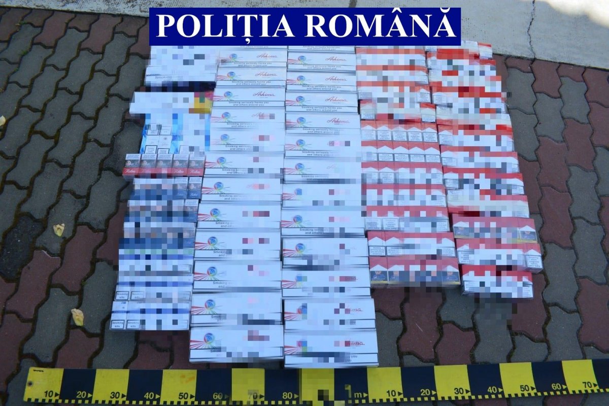 Percheziții la Ineu, într-un dosar de contrabandă cu țigări (FOTO)