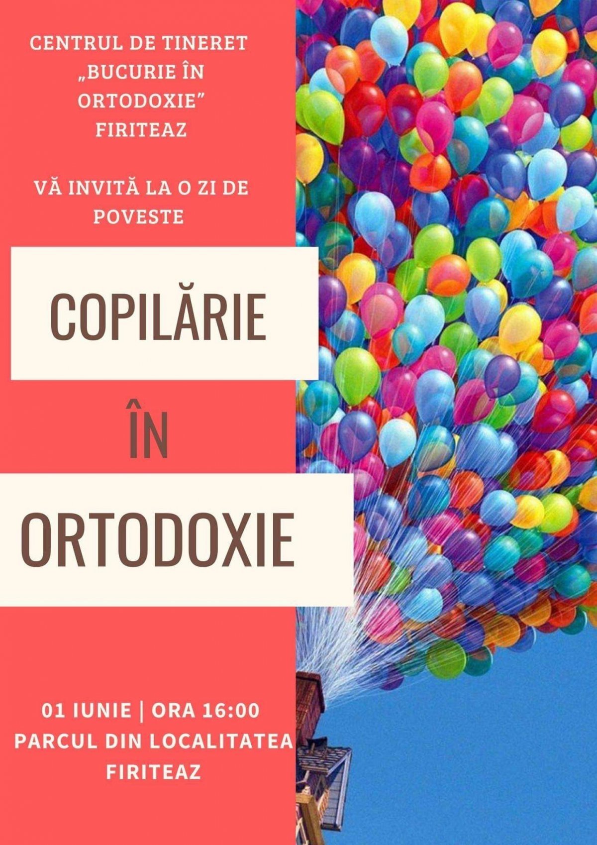 Copilărie în Ortodoxie la Firiteaz